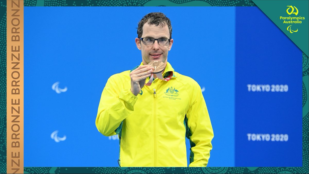 AustraliaInJPN's tweet photo. #パラ水泳 のマシュー・リビー選手が先週の100m平泳ぎ（SB6）で銅メダル🥉を獲得。5回大会で獲得したメダルは8個になりました！脳性麻痺と視覚障害を持ち、50回以上の手術を受けました。今週の男子50m自由形と4x100mメドレーでも応援お願いします！
#Tokyo2020 #Paralympics #AusRally https://t.co/RVO24csN4R