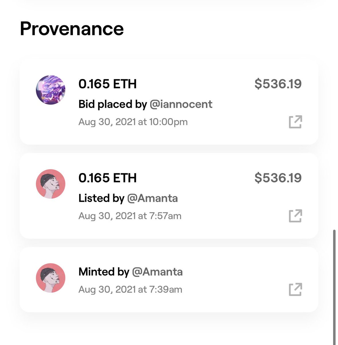 😱😱😱😱😱😱 <a href="/iannocent/">Iannocent</a> with the first bid. Thank you fam this means a lot 🥺🥺💜💜💜💜