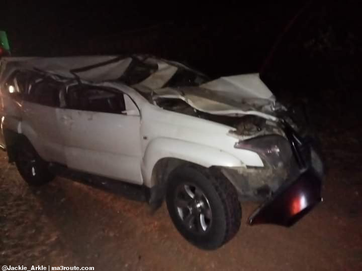 a3Route's tweet photo. 08:40 Sad News. We've lost another elephant, driver of the vehicle managed to survive with no major injuries . Happened between Manyani and Ndee elephant was hit by Vehicle around 2a.m 😭😭😭     @KeNHAKenya @kwskenya  https://t.co/7XTcnobxZj via @Jackie_Arkle