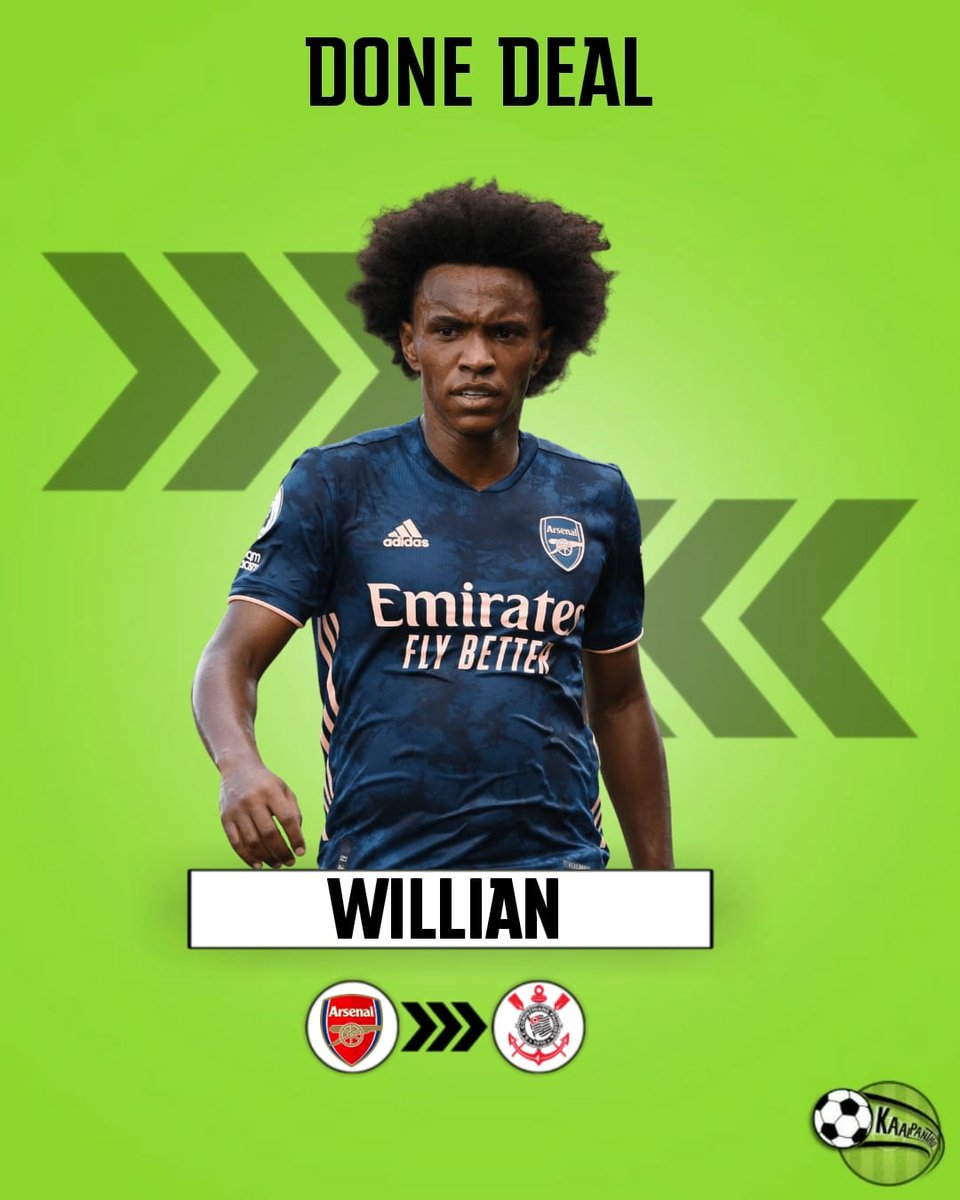 Kaalpanthu1's tweet photo. Willian to Corinthians---DONE DEAL
#AFC #arsenal #willain #HereWeGo https://t.co/qsYgrFghda