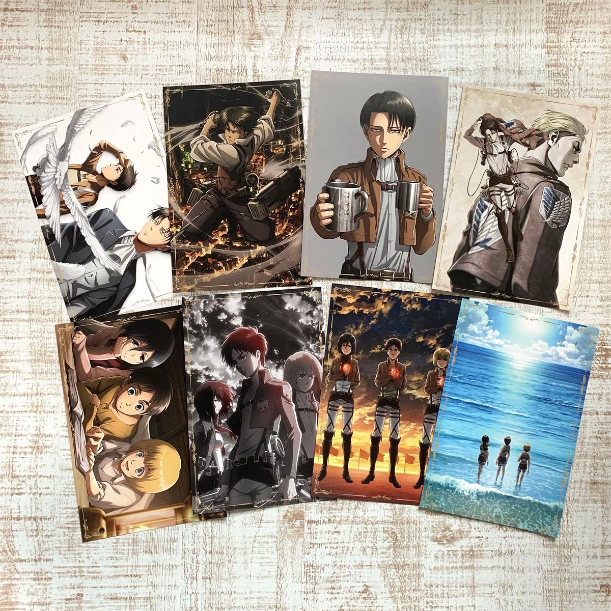 安い超高品質 進撃の巨人 ポストカード ドンキホーテ 限定 全5種