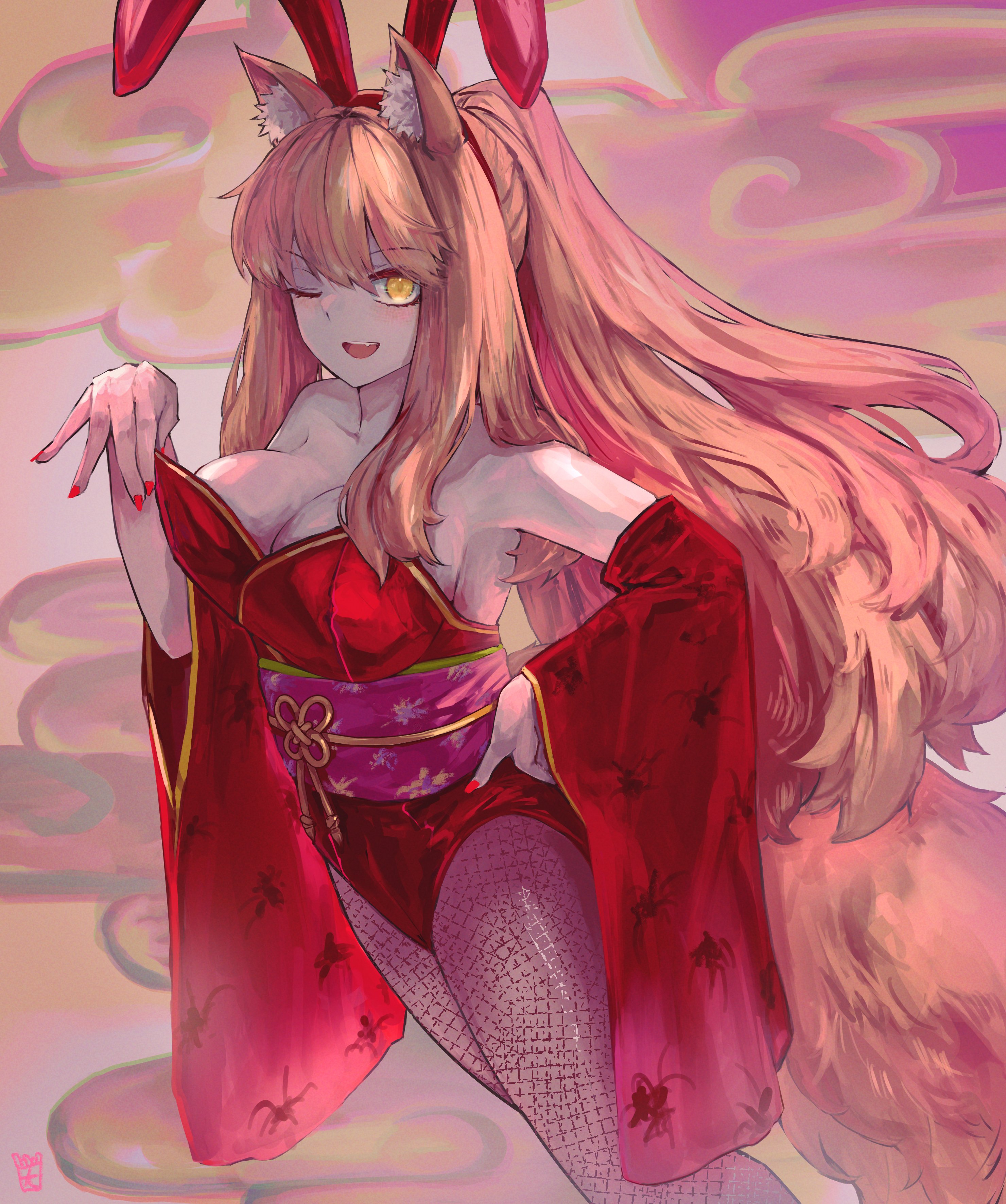おたと Commissions Open 和風バニーガール鈴鹿御前 Fgo T Co Cctlvg87o7 Twitter
