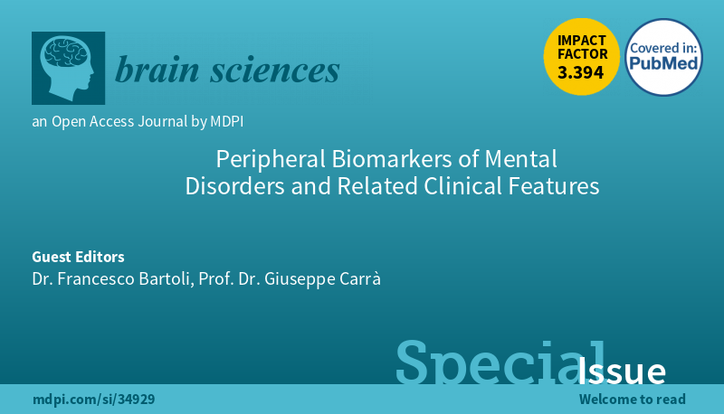 #mdpibrainsci Special Issue "Peripheral Biomarkers of Mental Disorders and Related Clinical Features" closed! 
mdpi.com/si/34929
10 interesting papers published! We appreciate all our authors', reviewers' and editors' contribution! <a href="/MDPIOpenAccess/">MDPI</a> @Scilit_MDPI #mentalhealth