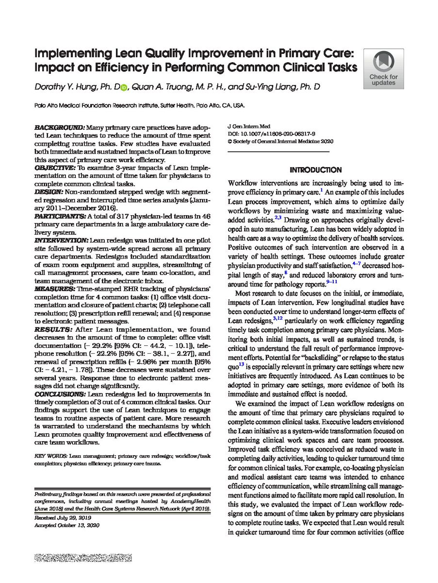 CLEARberkeley's tweet image. Implementing Lean Quality Improvement in Primary Care: - clear.berkeley.edu/?p=1176