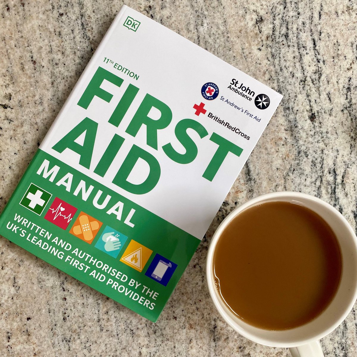 TamarFirst's tweet photo. The brand new 11th Edition First Aid Manual is here! 📖 Put your morning coffee to good use and brush up on your #FirstAid knowledge ☕️ This edition has updates on #COVID19 and mental health. Get yours today https://t.co/1DNpSRjvYU