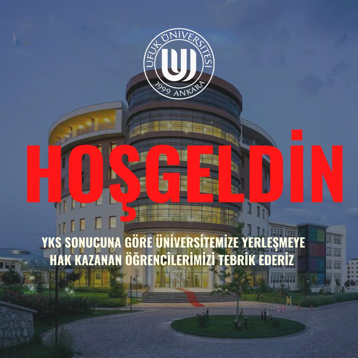 2021 YKS sonuçları açıklandı. Üniversitemizi tercih edip bölümlerimize yerleşmeye hak kazanan tüm öğrencilerimizi kutluyor, üniversite yaşantılarında başarılar diliyoruz. 

Ailemize hoş geldiniz ❤