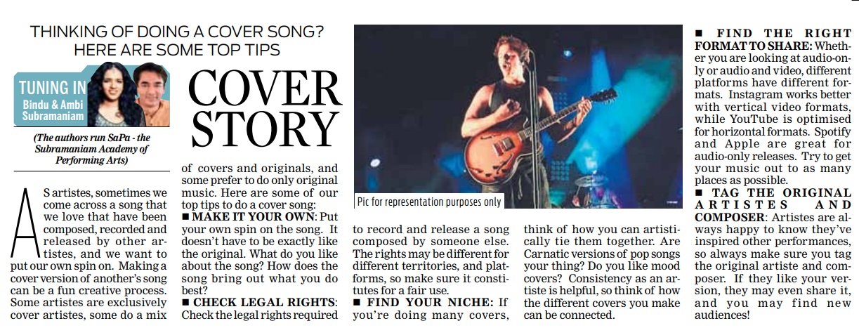 TNIE Karnataka on X: &ldquo;Planning to sing a cover song? Here are some 