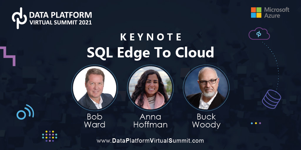DataAISummit's tweet image. We are thrilled to announce @AnalyticAnna @bobwardms & @BuckWoodyMSFT, as the Keynote Speakers of #DPS2021.
Learn about the key innovations with SQL from the world renowned trio.
Register for FREE: bit.ly/dps_2021
#MSFTAdvocate #Azure #SQLServer #AzureSQL #SQLEdge