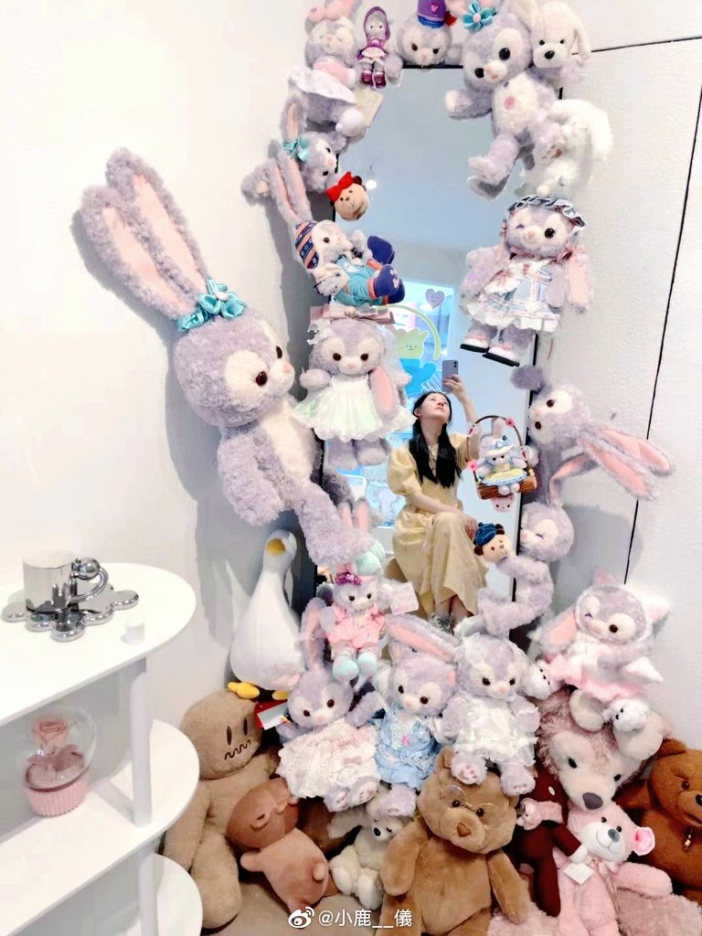 เอ็นดูกระจกตุ๊กตาของนุ้ง😆