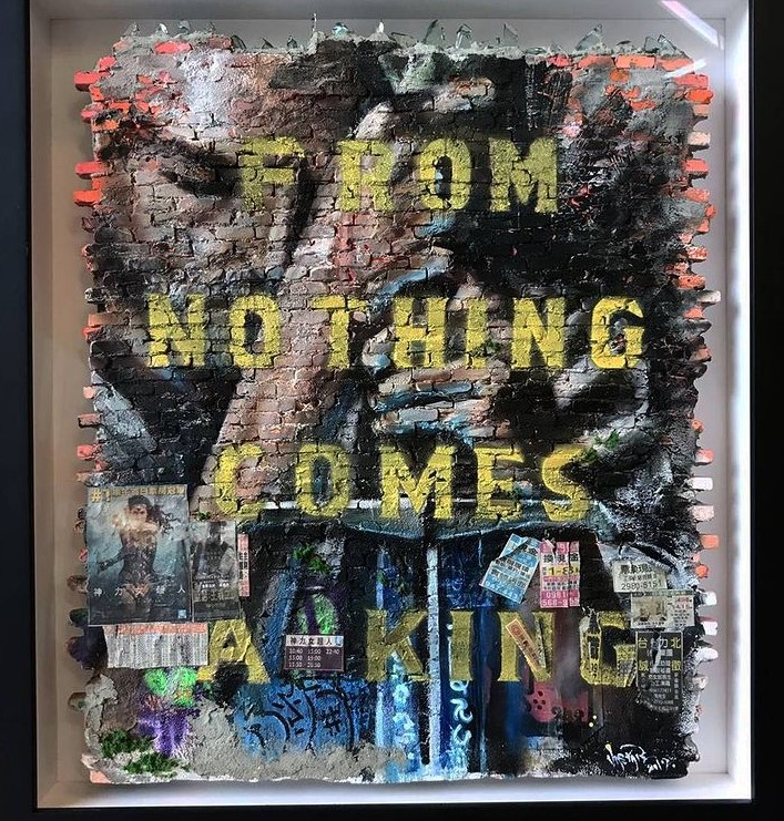 VASTAR_ART's tweet photo. 台湾ワーナー・ブラザース映画館で自分の作品が飾られるなんて、もう死んでもいい！ https://t.co/kywi0vuyiW