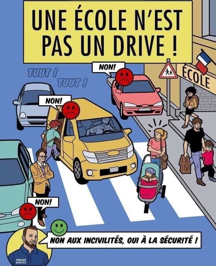 PMChambourcy's tweet photo. [#Chambourcy] 🚨 C'est la rentrée, pensez à la sécurité des enfants 👩‍👧‍👦 https://t.co/E74VpliI1L