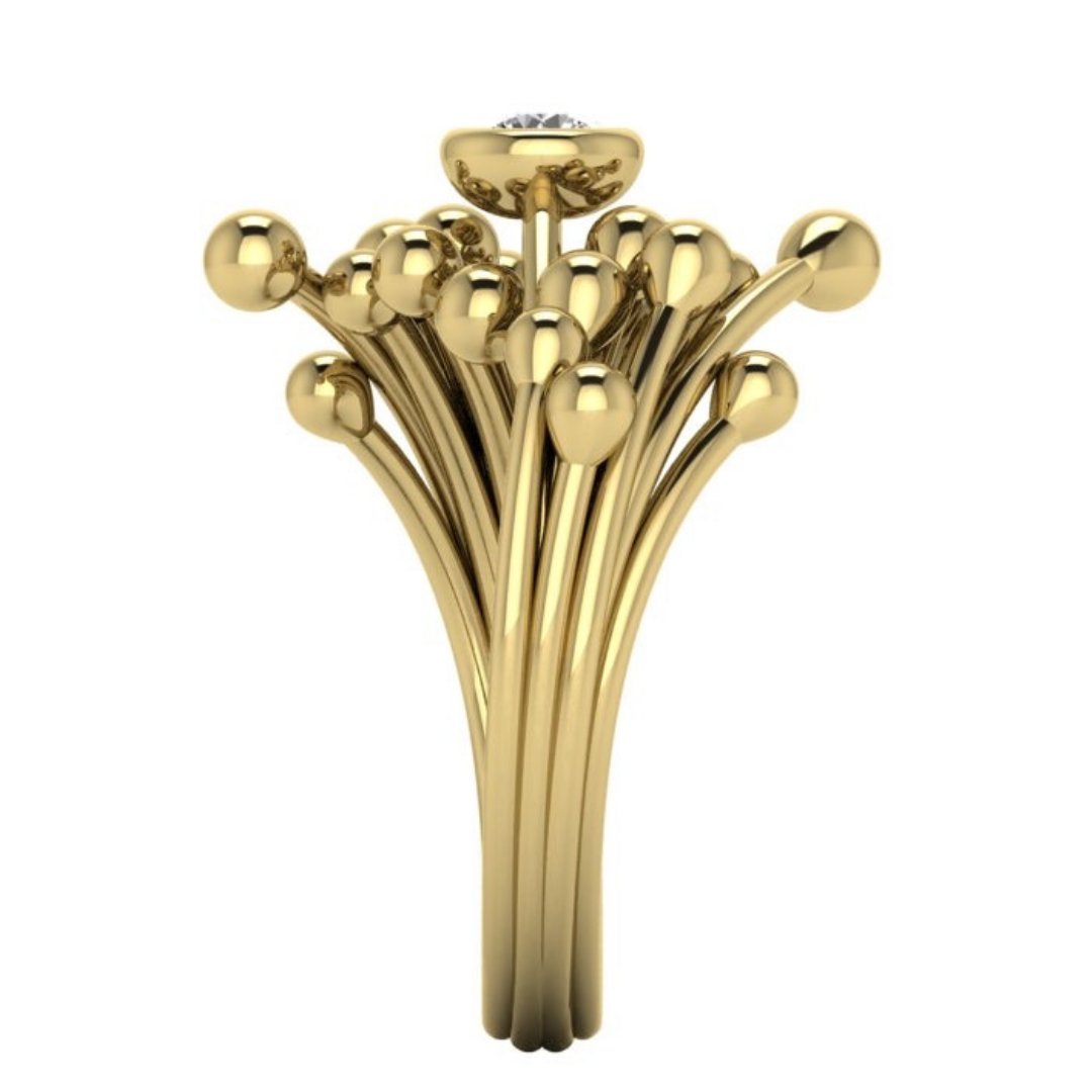 YenJewellery's tweet image. It&apos;s all about the energy! This is a side view of a new ring design that encapsulates an explosive sense of movement and energy.

#newcollection #craftdesign #handmade