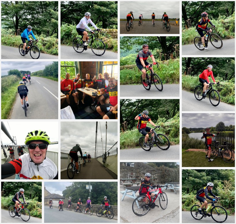 This weekend's group riding action... both on and off the road.🙂🚴‍♂️🚴‍♀️🚴‍♂️🚴‍♀️👍
#cycling #calderclarion #wakefield #wakefieldcycling #groupride #clubride #sundayride #clarion