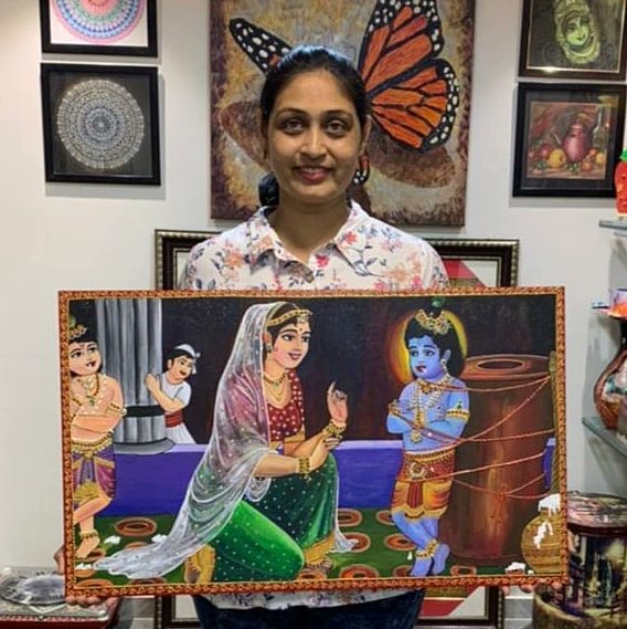 TitaleeArts's tweet photo. #canvas #canvaspainting #canvasart #tanjorpainting #paintingclass #art #artandcraftclass #titalee_arts_seema_malavi #titaleearts https://t.co/jvv3sQ8rQ0