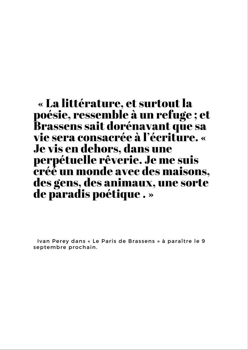 Ed_Alexandrines's tweet photo. « Le Paris de Brassens » par Ivan Perey, parution le 9 septembre.
https://t.co/R7nBaV6aFt
https://t.co/m0j1w6g4bY 
https://t.co/KF7JhWldNh

#editionsalexandrines #paris #brassens #ivanperey https://t.co/DHFFaG8NBf