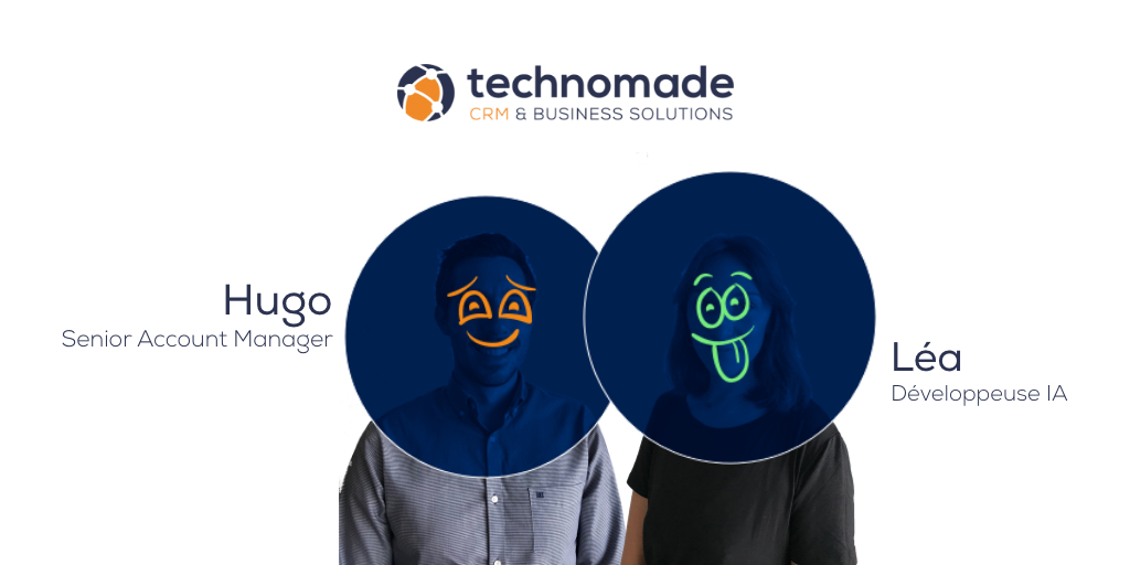 TechnomadeCRM's tweet photo. [ RECRUTEMENT ] 🔝
📢 L’équipe s’agrandit ! Nous sommes heureux d’accueillir 2 nouveaux technomadiens : Hugo, Senior Account Manager &amp; Léa, Développeuse IA !
Envie de rejoindre notre équipe ?
👉 https://t.co/7W3VX0Uo0V 
#recrutement #CRM #dynamics365 #tech https://t.co/2m0Djv8X15