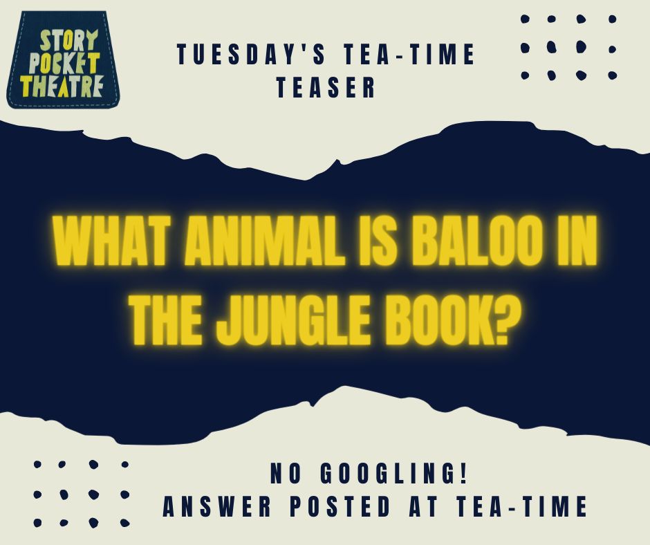 TUESDAY'S TEA-TIME TEASER: Let us know in the chat!
#pubquiz #junglebook #familychallenge #familyfun
