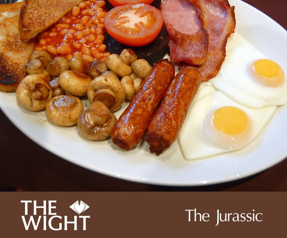 A Jurassic Breakfast at The Wight - freshly cooked to order from an extensive breakfast menu  - a perfect way to start the day!

#BedandBreakfast #staycation #summerholiday