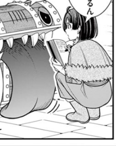 主人公その2 
クゥ・ジョ
今日も頑張る"ゼイリシ"の少女。
仕事となると集中力がものすごくなる子です。
今日も彼女の解説がうなります。 