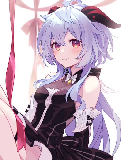#今月描いた絵を晒そう
8月の甘雨ちゃん 