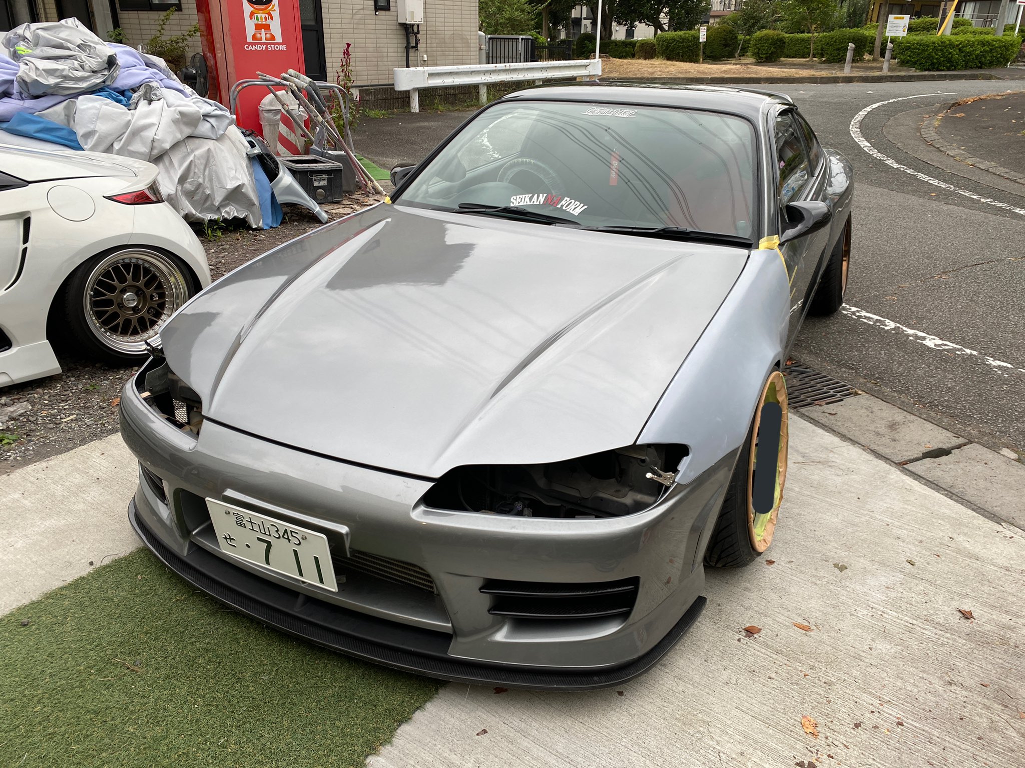 シルビアs15用 ガゼルパンチ 3104フェンダー シルビアs15用 ガゼルパンチ 3104フェンダー S15シルビア 30ミリ