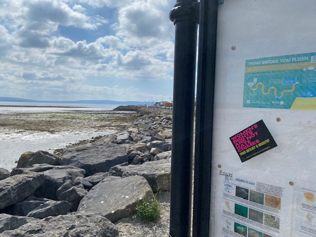 StickerwomenIRL's tweet photo. #StickerwomenIRL from all over of Ireland #Derry #Dublin #Clare #Galway support #MarionMillar today.

Trying to intimidate us won't work, guys. We see you and there are 1000s of us who will just keep calling you out.  ✊✊✊

#WomenWontWheesht
#IStandWithMarionMillar https://t.co/yMK64ghnWv