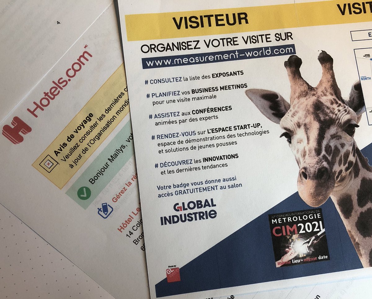 Tellement contente de refaire des salons pros ! 🚅 direction Lyon semaine prochaine pour <a href="/MeasurementW/">Measurement World</a> et <a href="/Salon_GI/">GLOBAL INDUSTRIE</a> ! 💪