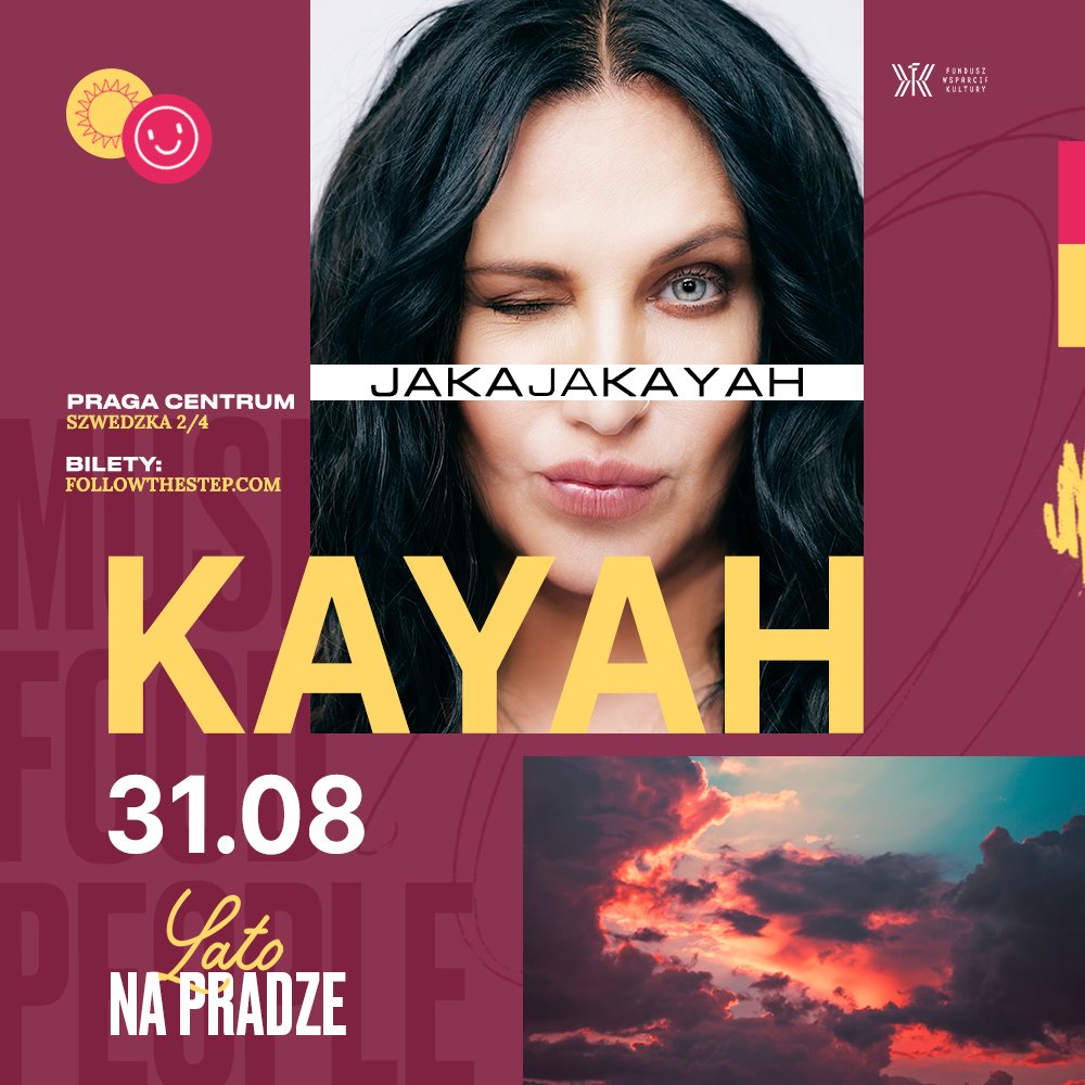 To już dziś! Świętujemy 21. rocznicę wydania albumu #JakaJaKayah w Pradze Centrum. Będą utwory z tego kultowego albumu, a także największe hity #Kayah. Z kim się widzimy? ❤️