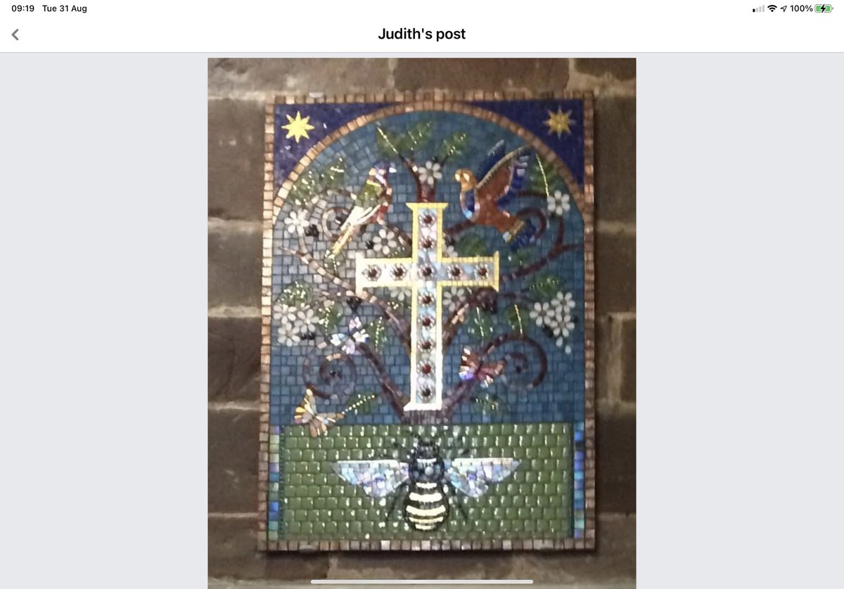 Fond memories,This wonderful mosaic given to the people of Frodsham,In 2016/7 by my late mother in recognition as my year as Mayor.Such a sham FTC have abolished the role of Mayor,We raised over £12.000 for charity.🐝❤️🙏