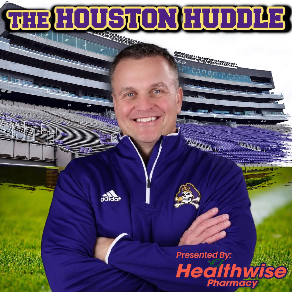 943TheGame's tweet photo. Today, the 2021 debut of The #HoustonHuddle on https://t.co/Uwuhf0Wcqs & The #PatrickJohnsonShow as @ECUCoachHouston talks about the opener vs App St. Plus, @pmanonair will bring you comments from @ECUPiratesFB players, @CoachDonnieK & @Coach_B_Harrell. Join us on air 5-6 pm. https://t.co/8Tb3LYWGqy