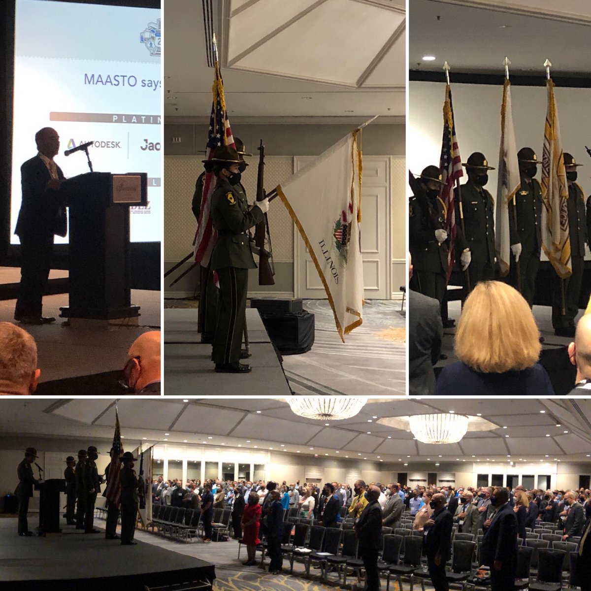 #MAASTO2021 kicks off today’s Opening General Session with pride and honor. <a href="/IDOT_Illinois/">IDOT_Illinois</a> #Transportation #infrastructure #mobility