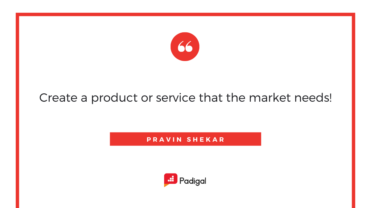 Learning of the day...!
Do check our YT channel for more Learnings: youtube.com/channel/UCycLQ…
#EntrepreneurQuote #Entrepreneurs #Failures #EntrepreneursJourney #Padigal