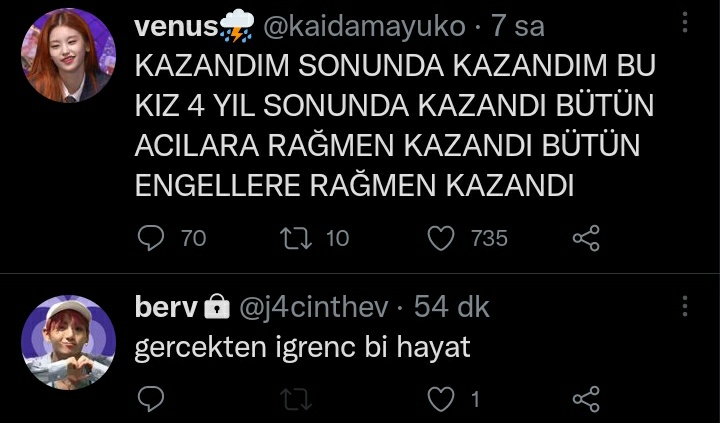 vminweasley's tweet photo. İki tür hayat vardır; https://t.co/fBLBv3kg0I