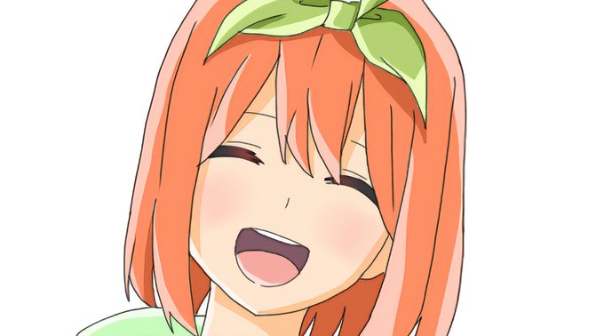 いちご🍓🍙♌️さんがTwitterに投稿した中野四葉(五等分の花嫁)のイラスト。