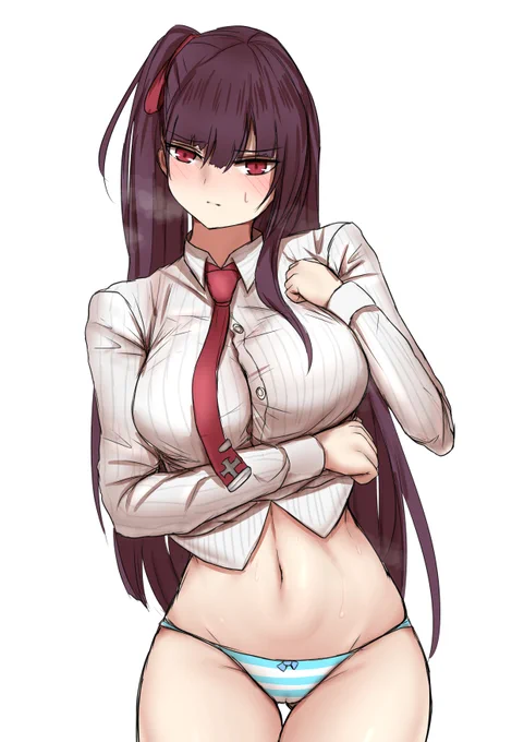 わーちゃんの
排熱
おなか
縞パン
#ドルフロ 