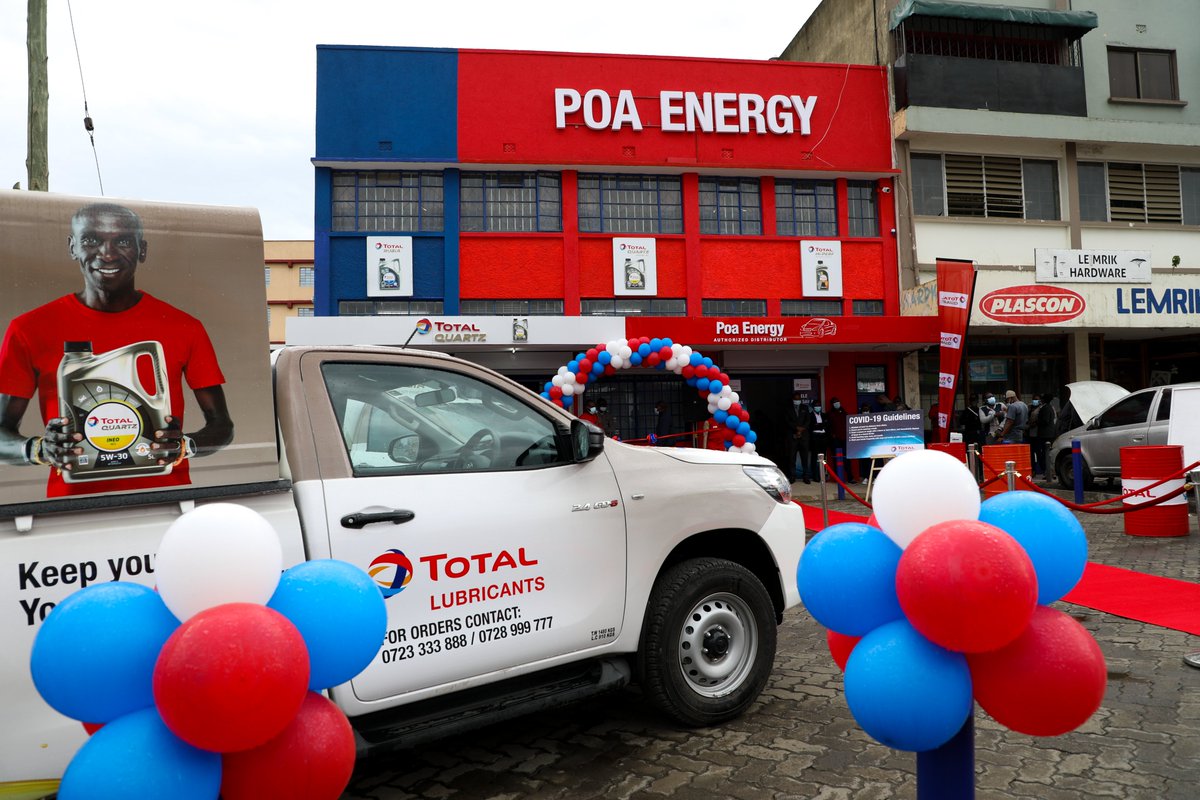 TotalEnergiesKE's tweet photo. To improve customer proximity our customers & product access, we have launched an exclusive distributor -POA ENERGY in Nakuru. A #NewVisionOfPerformance near you! #TotalEnergies https://t.co/AwweWLyQrT