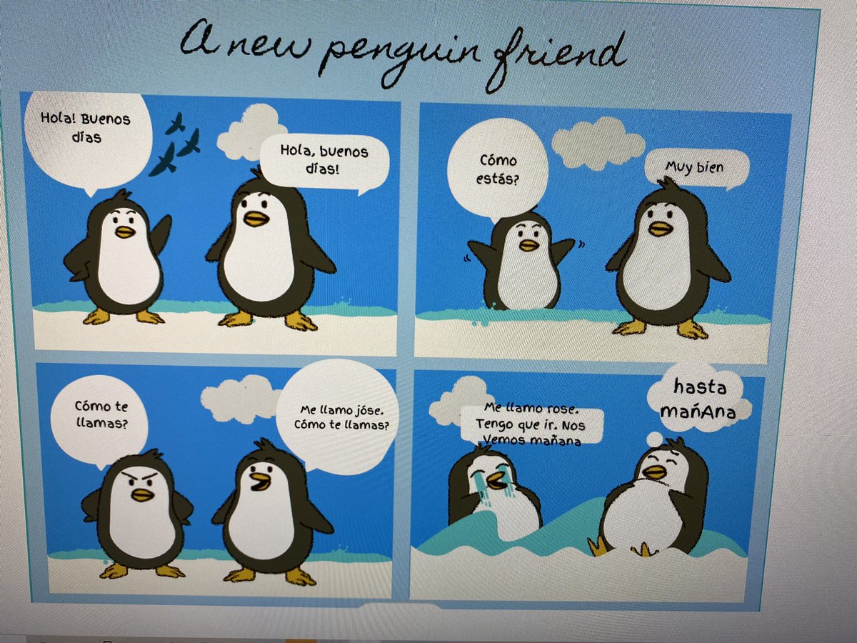 Danielle Engle (@danielle_engle2) on Twitter photo Love the creativity of my kids! <a href="/CobbOLAcademy/">Cobb Online Learning Academy</a> is filled with amazing students!!#exemplar #SpanishI <a href="/CCSDLanguages/">CCSD World Languages</a> Love the creativity of my kids! <a href="/CobbOLAcademy/">Cobb Online Learning Academy</a> is filled with amazing students!!#exemplar #SpanishI <a href="/CCSDLanguages/">CCSD World Languages</a>