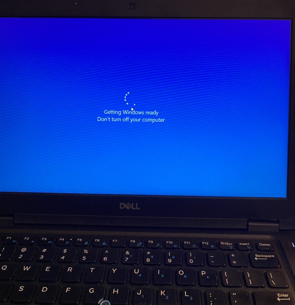 Me: I will prepare tirelessly for this virtual event

My computer for the hour prior to go time: