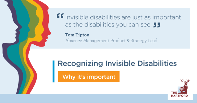To build a more inclusive culture for people with disabilities – visible or invisible – companies can start with an understanding of how they measure up and then progress from there. bit.ly/3sxmdZf #iwork4thehartford bit.ly/3mOCtnC