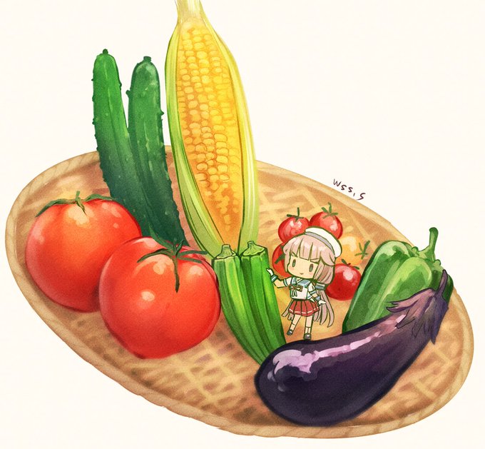 「トウモロコシ 野菜」のTwitter画像/イラスト(新着)
