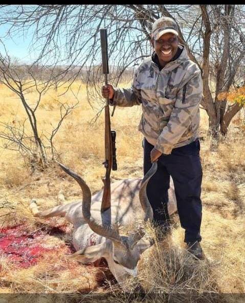 mwalimu_dida's tweet photo. Kenya's high commissioner to Namibia, one ambassador Benjamin Langat is promoting Kenya's tourism sector by killing wildlife in Namibia. I guess the fewer the animals in Namibian parks the better it gets for Kenyan tourism sector. How Jubilee appointed these people beats logic. https://t.co/er1jxA6Zhe