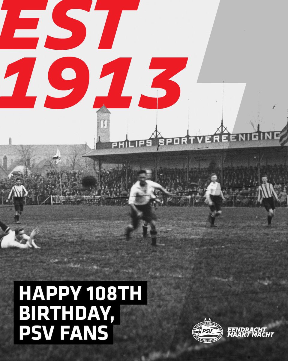 PSVespanol's tweet photo. 𝐃𝐞𝐥 𝐏𝐒𝐕 𝐝𝐞𝐬𝐝𝐞 𝟏𝟗𝟏𝟑...

¡Felices 108 años de historia, Rojiblancos! 🔴⚪️ https://t.co/zz2tEPrDAb