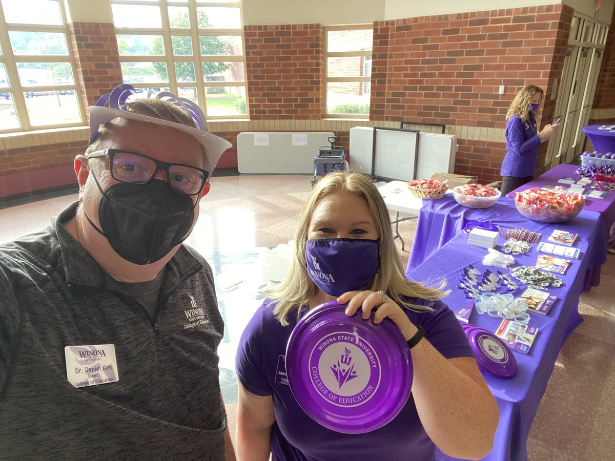 Excited to be at <a href="/WAPS861/">Winona Area Public Schools</a> to meet teachers and staff as they embark on another amazing year for the district. <a href="/WinonaDailyNews/">Winona Daily News</a> <a href="/wsu_education/">WSU College of Education</a> <a href="/EDUCATION_WSUR/">WSU Rochester Education Department</a> @WinonaStateNews <a href="/WSUCounselorEd/">Counselor Education Winona State</a> <a href="/WSURecruiter/">WSURoch_Recruiter</a> <a href="/winonastateu/">Winona State University</a>