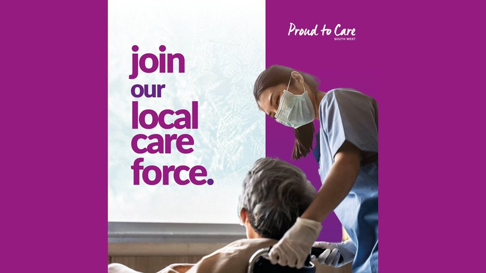 Do something extraordinary! Be #ProudToCare

Lots of #Bristol health and social care vacancies conveniently  in one place for you ...

Take a look here:ow.ly/b8Ja50FXKaF

#BristolJobs #YouthHubBristol