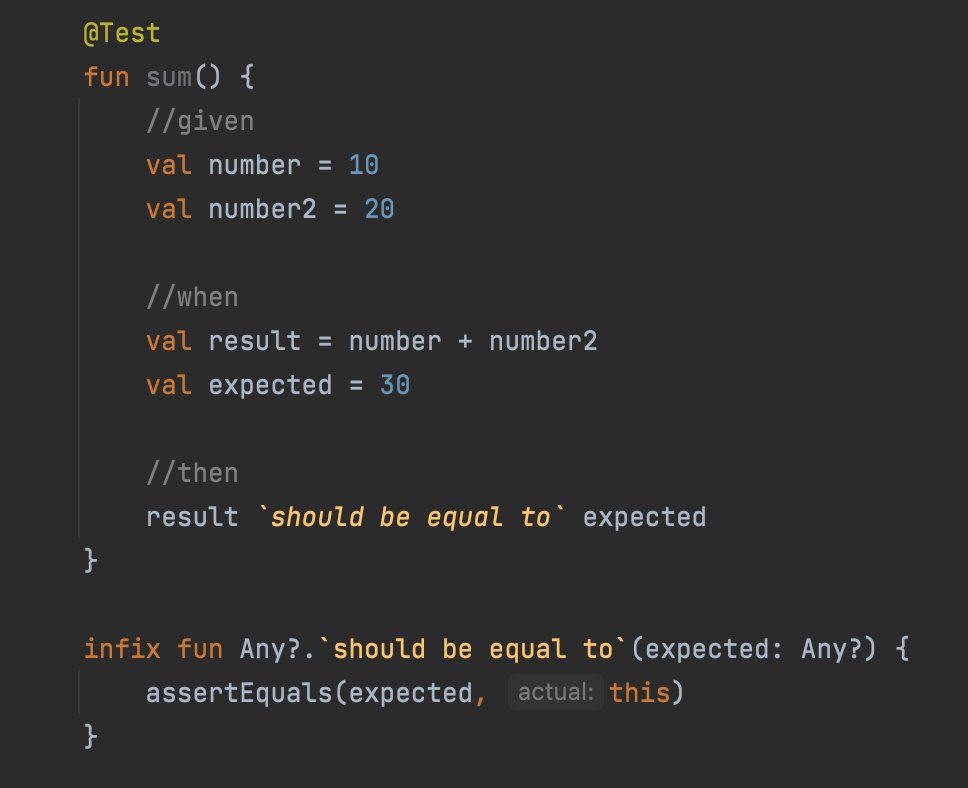 mertceyhan's tweet image. Make your unit tests much more readable with Kotlin infix functions.

#Kotlin #KotlinTip #Android #AndroidDev