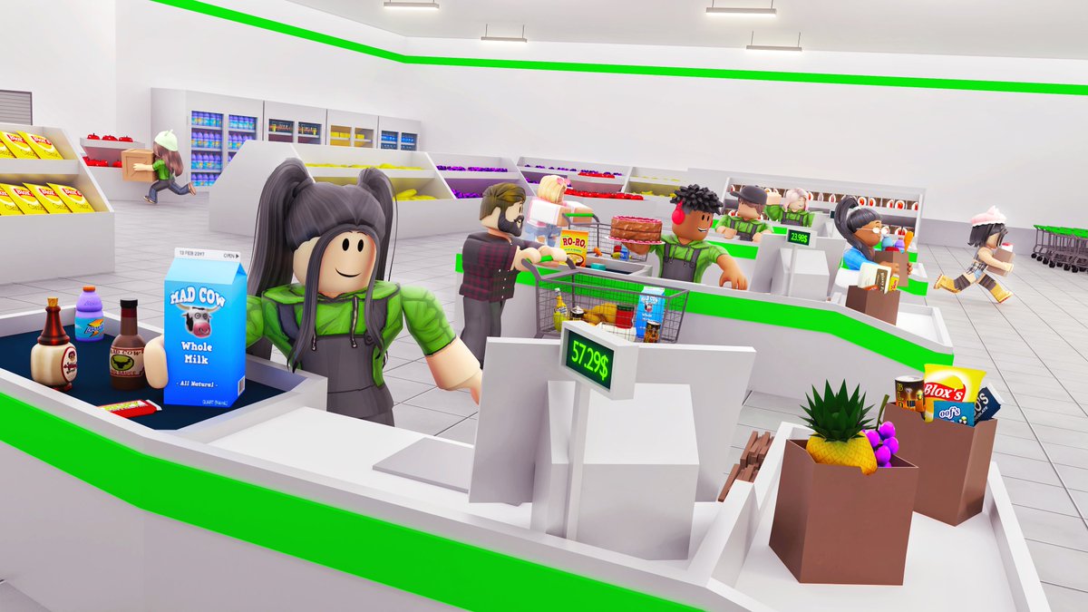 Check out my work-themed thumbnail for Bloxburg! 💵 I'll be posting the last one tomorrow, Make sure to keep an eye out! 👀 #Roblox #RobloxDev