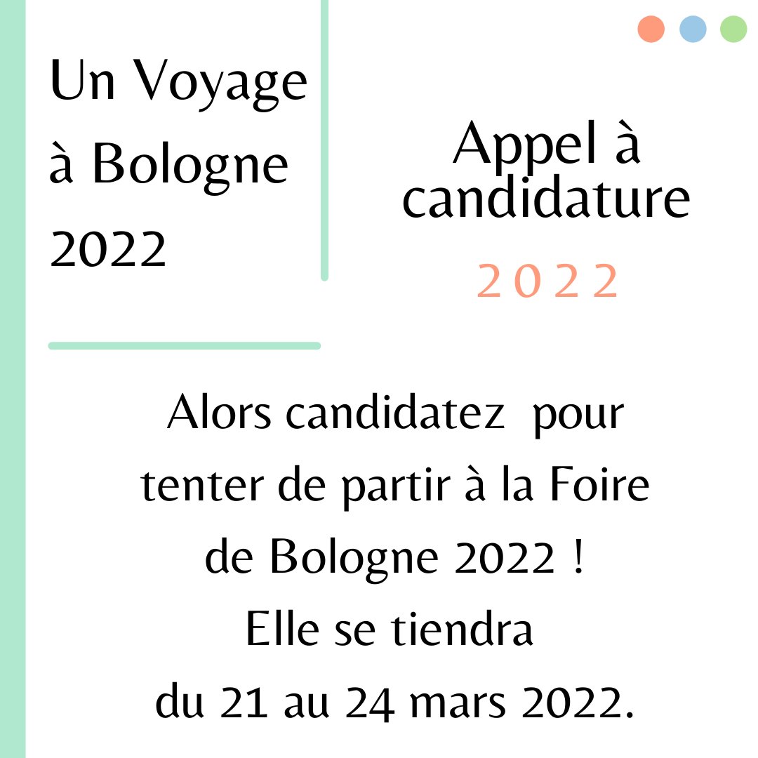 //Appel à candidature pour le Voyage à Bologne 2022//
La Charte lance la 9e édition de l’opération « Le Voyage professionnel à la Foire de Bologne ».