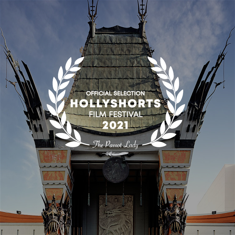Some exciting news for our short film which will has been selected at HollyShorts, an OSCAR qualifying festival that takes place at one of the world's most iconic theatres. The Parrot Lady journey continues!