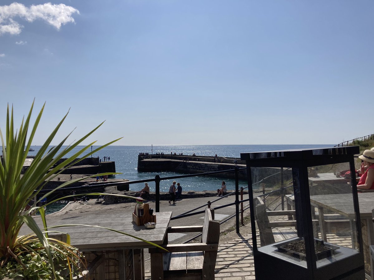 Missing this view <a href="/CTHarbour/">Charlestown Port</a> and morning coffee spot so much now that we’re back home 😢 #PierHouseHotel  #LoveCornwall #PostHolidayBlues