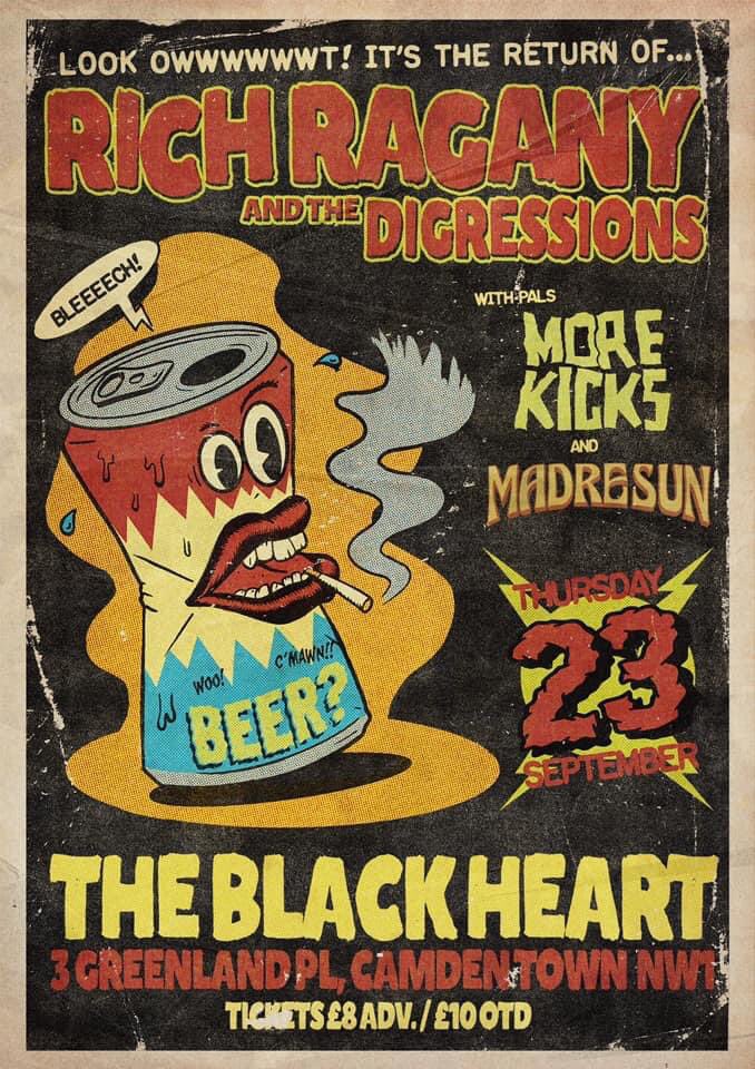 AaaawwwwRIGHT!
We have the third band for the bill, the final piece to our good time puzzle... Madre Sun! An incredible kick ass hard rock band with our very close friend Tyson Schenker! A fantastically talented guitar player and a great band!

Tickets at: seetickets.com/event/rich-rag…